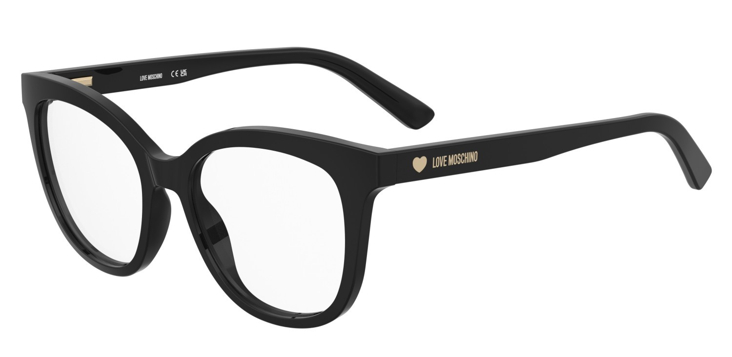 Occhiali da vista Moschino Love Mol654 109329 807 colore black forma rotondo 