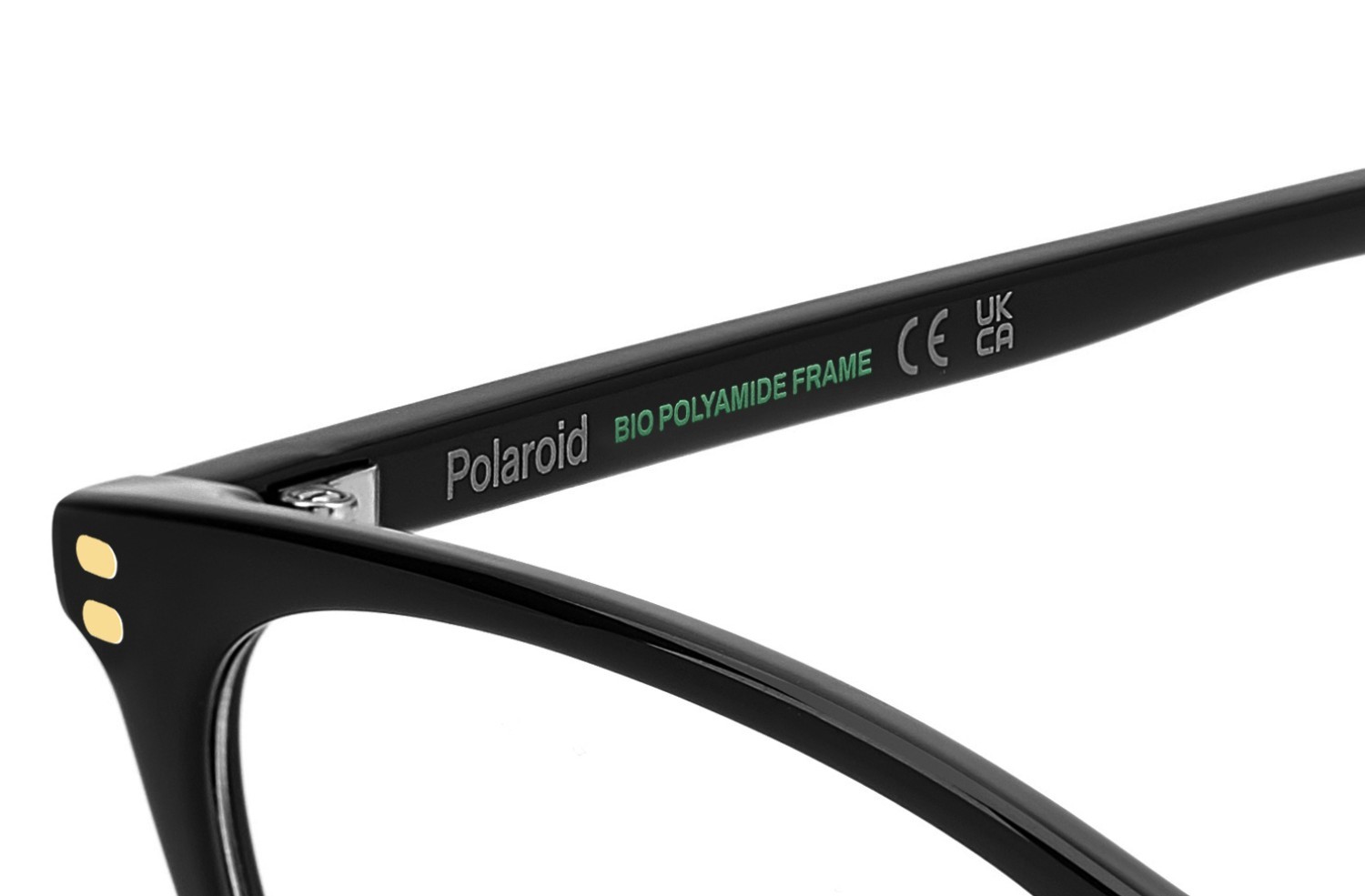 Eyeglasses Polaroid Pld D551 109334 807 color black shape cat eye 