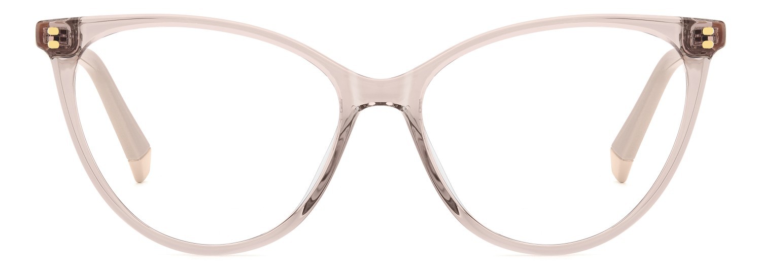 Eyeglasses Polaroid Pld D551 109334 FWM color nude shape cat eye 