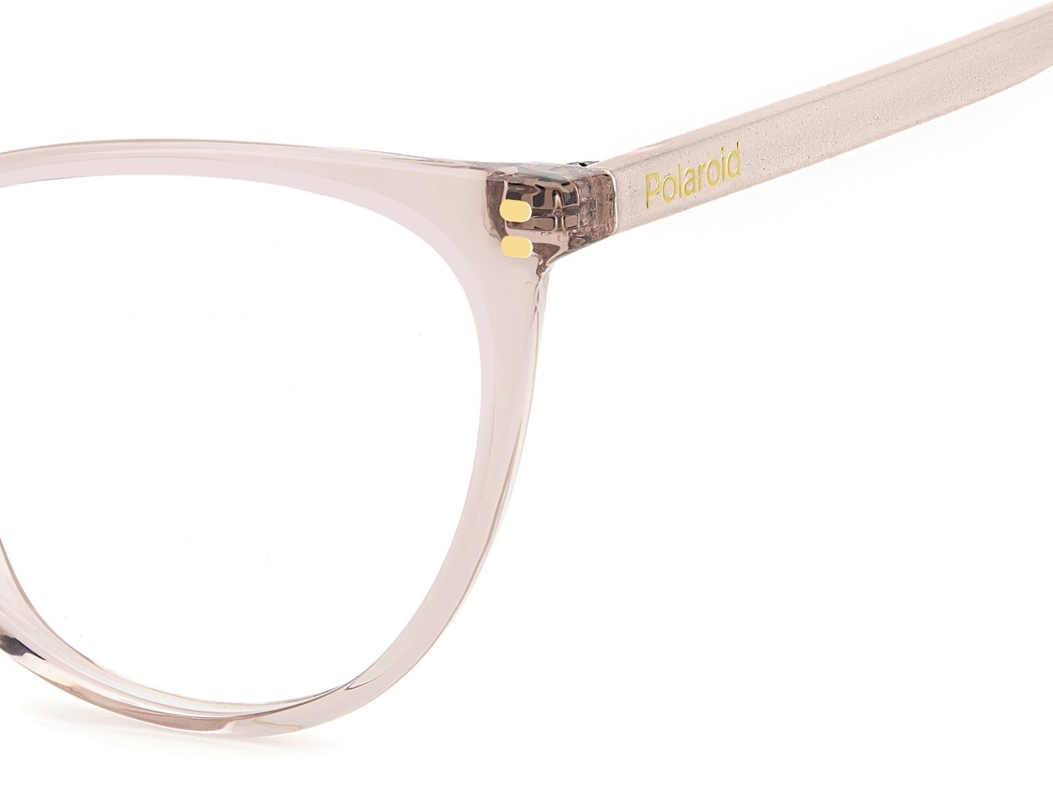 Eyeglasses Polaroid Pld D551 109334 FWM color nude shape cat eye 