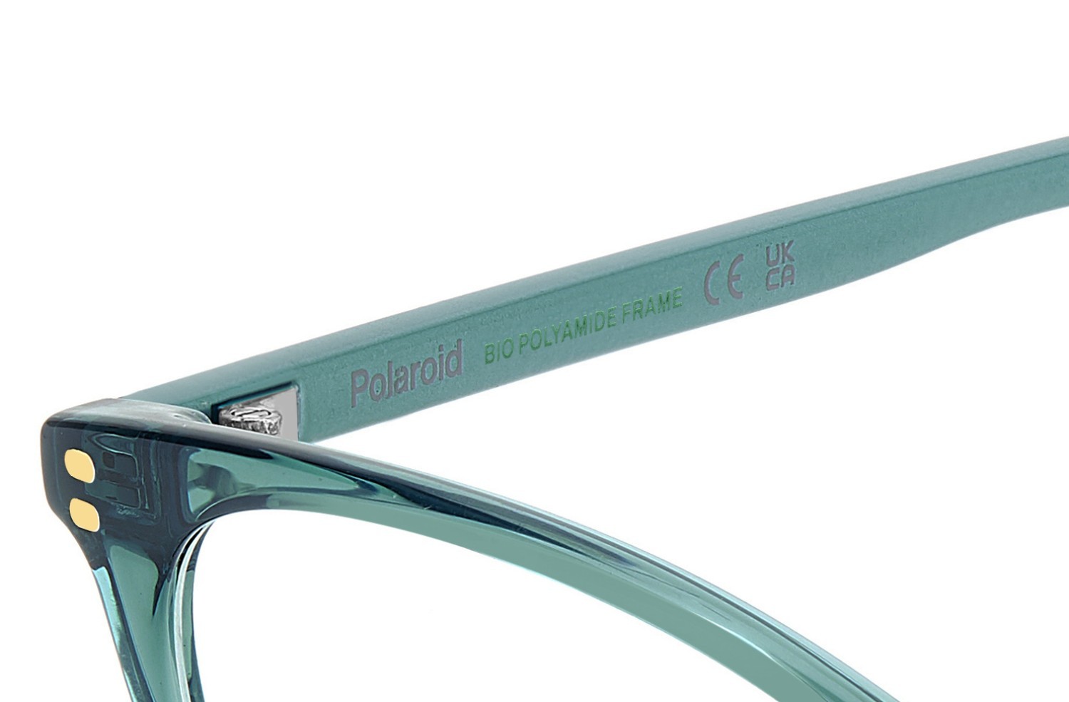 Eyeglasses Polaroid Pld D551 109334 TCF color turquoise shape cat eye 