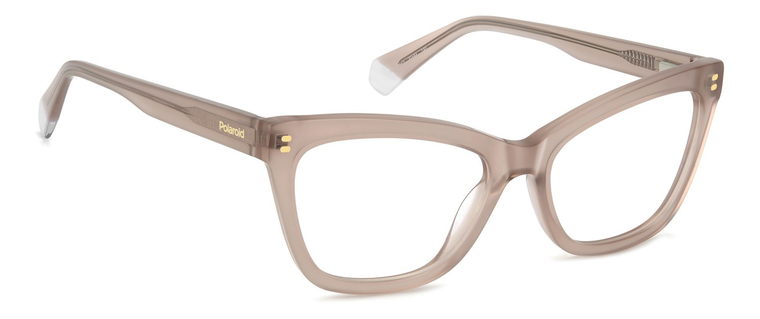 Eyeglasses Polaroid Pld D557 109335 FWM color nude shape rectangle 