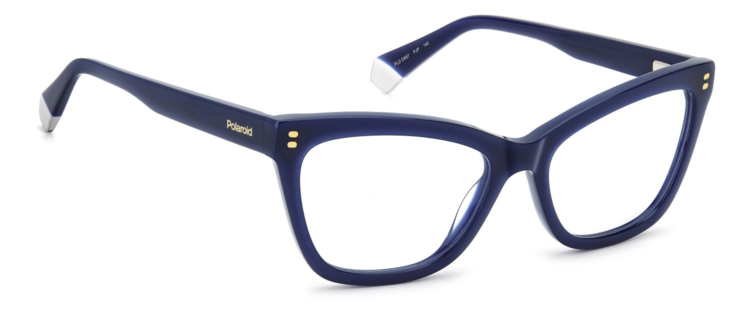 Eyeglasses Polaroid Pld D557 109335 PJP color blue shape rectangle 