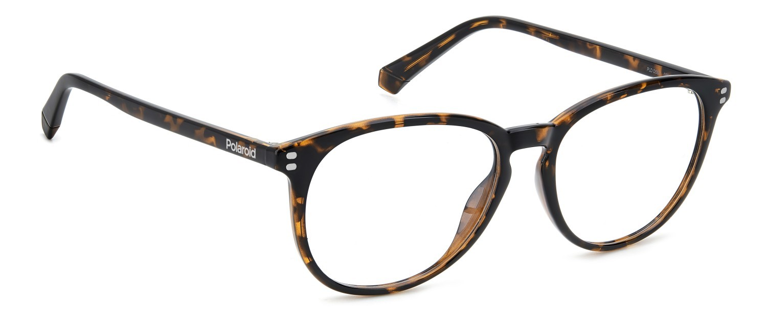 Eyeglasses Polaroid Pld D552 109338 086 color havana shape rectangle 