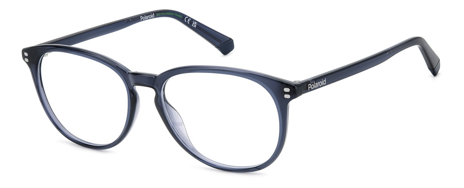 Eyeglasses Polaroid Pld D552 109338 PJP color blue shape rectangle 