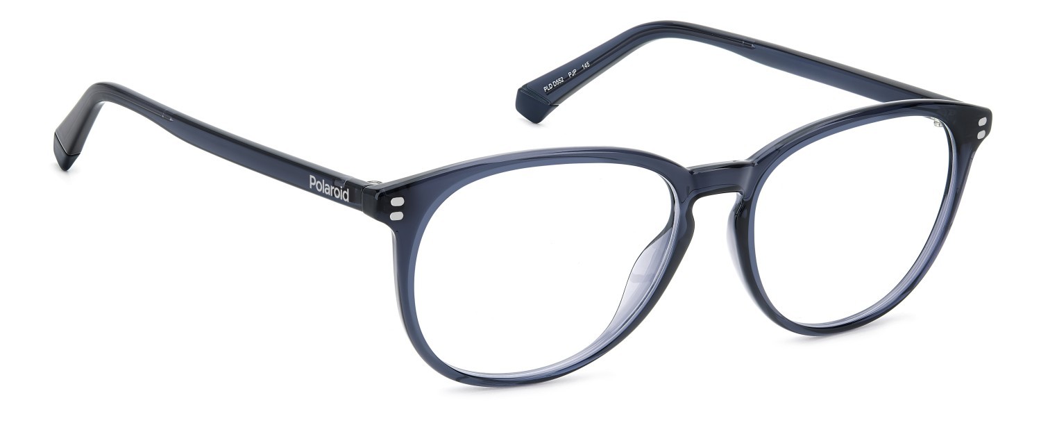 Eyeglasses Polaroid Pld D552 109338 PJP color blue shape rectangle 