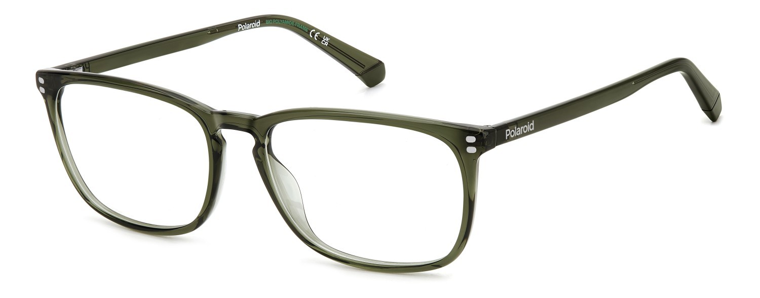 Eyeglasses Polaroid Pld D553 109339 4C3 color olive shape rectangle 
