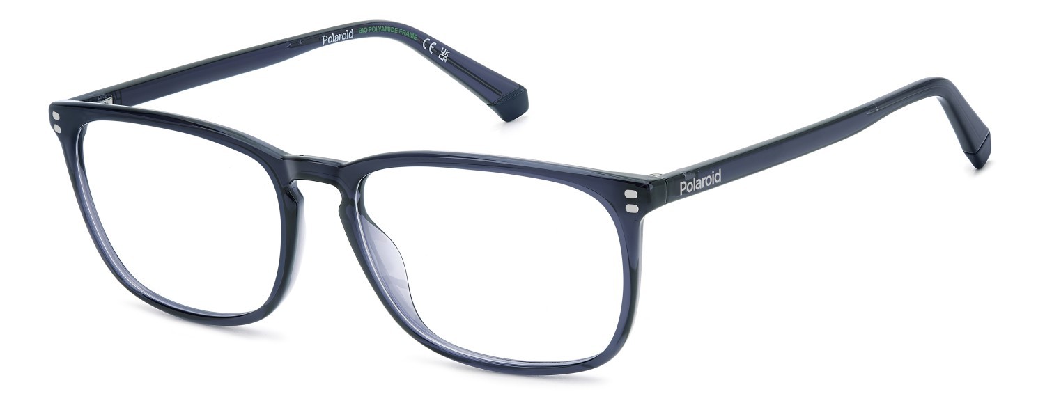Eyeglasses Polaroid Pld D553 109339 PJP color blue shape rectangle 