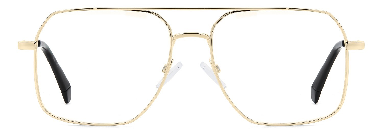 Eyeglasses Polaroid Pld D554 109340 J5G color gold shape rectangle 
