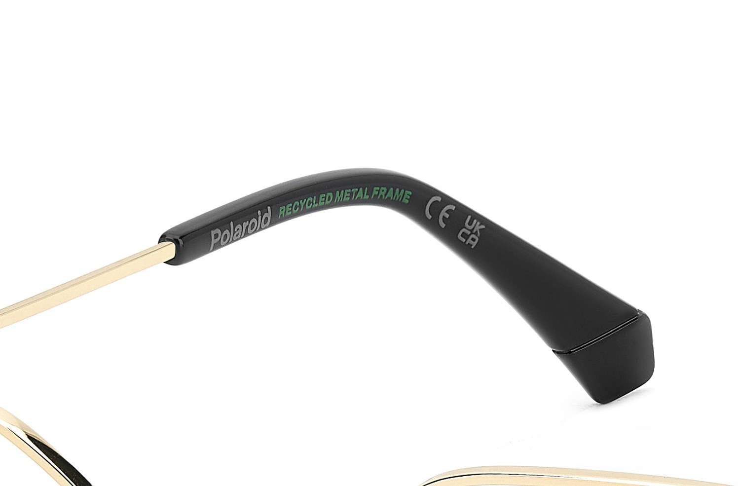 Eyeglasses Polaroid Pld D555 109342 RHL color gold black_ shape rectangle 