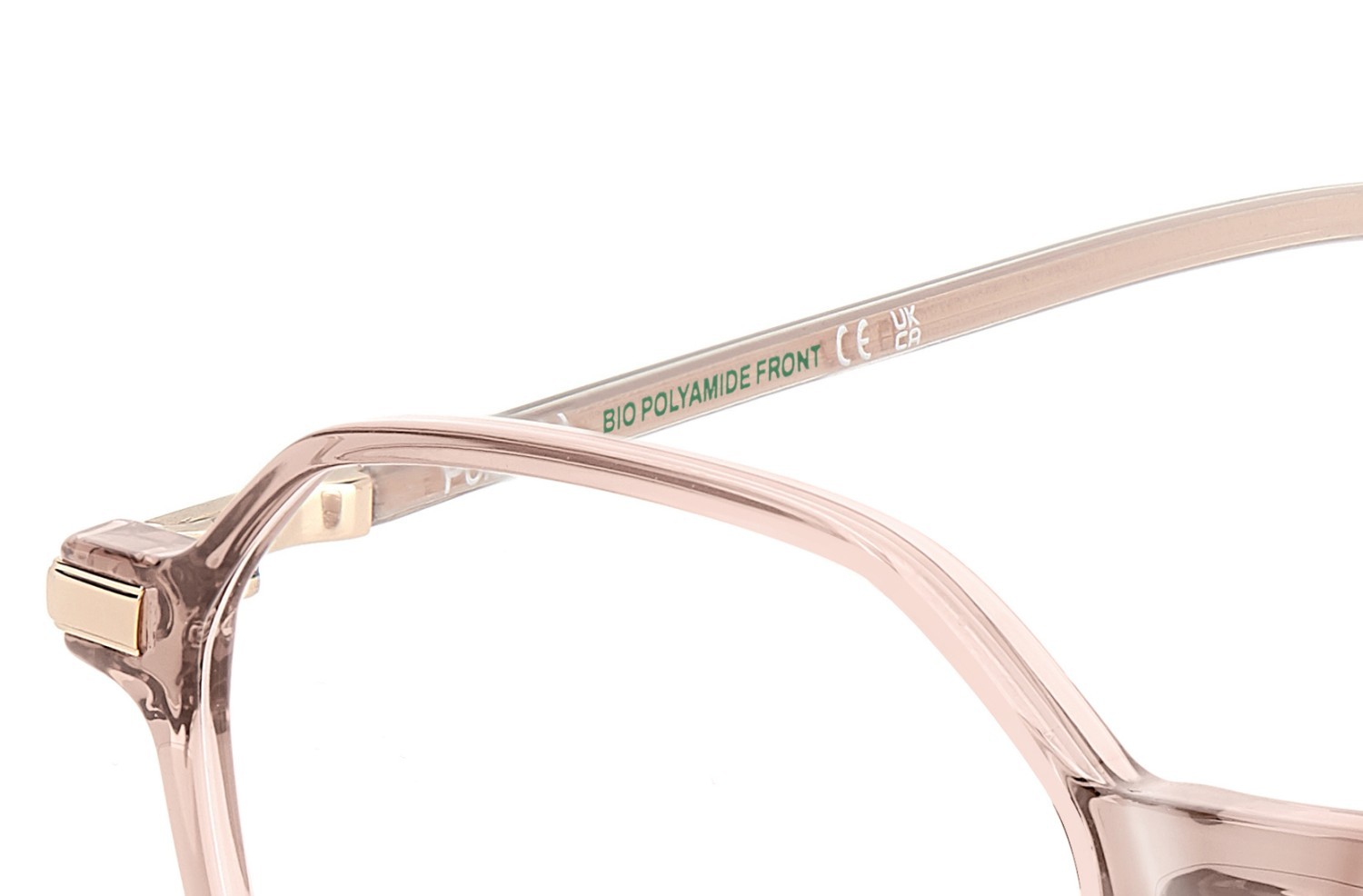 Eyeglasses Polaroid Pld D566/G 109343 35J color pink shape round 