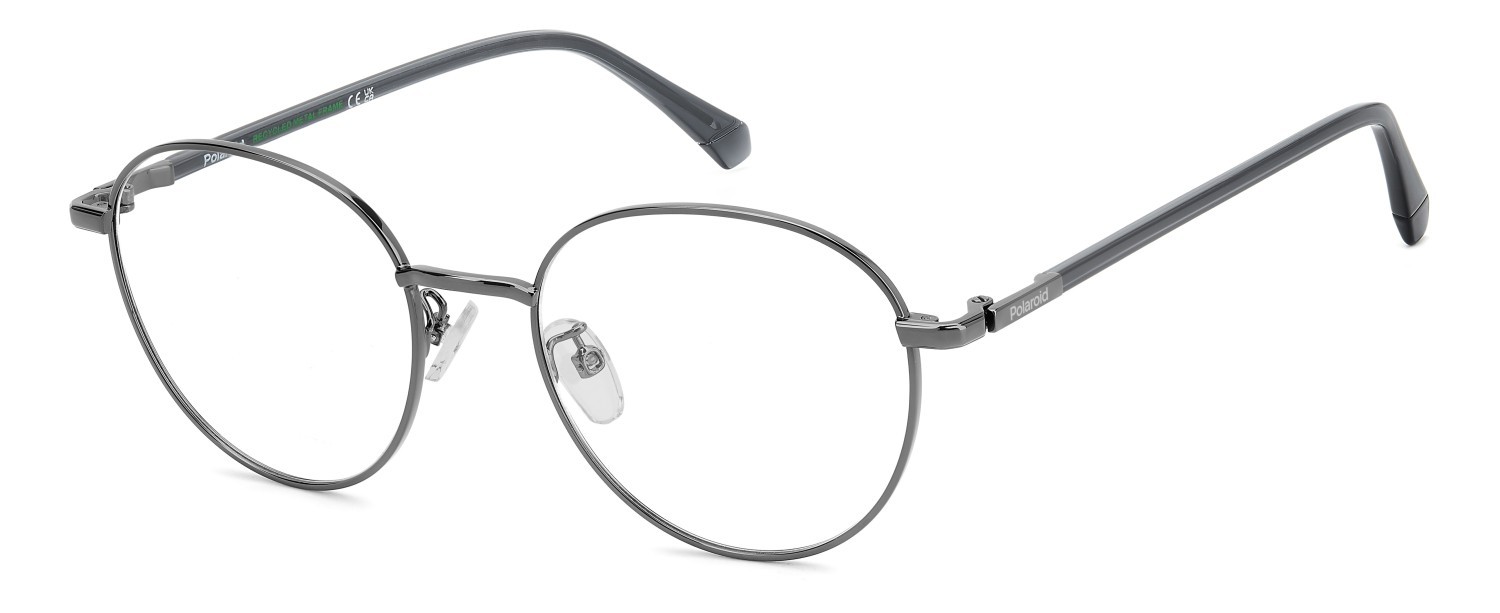 Eyeglasses Polaroid Pld D567/G 109344 KJ1 color dark ruthenium shape pantos 