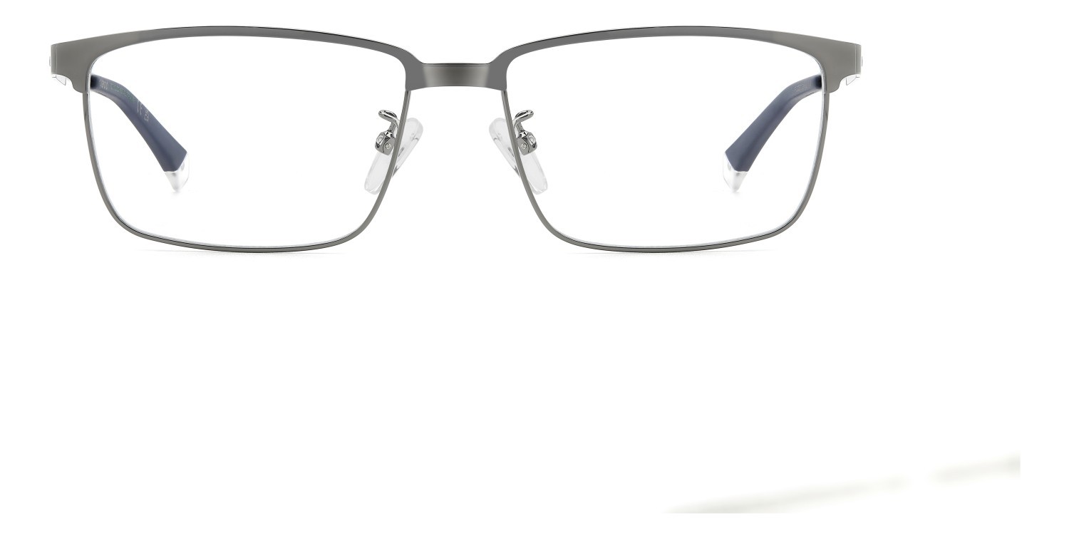 Eyeglasses Polaroid Pld D570/G 109345 KJ1 color dark ruthenium shape rectangle 