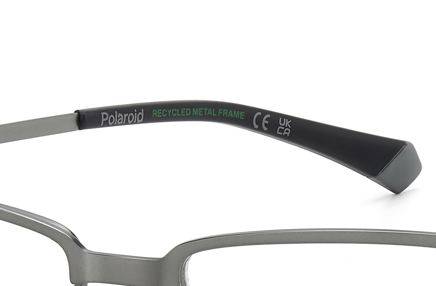 Eyeglasses Polaroid Pld D570/G 109345 R80 color matte dark ruthenium shape rectangle 