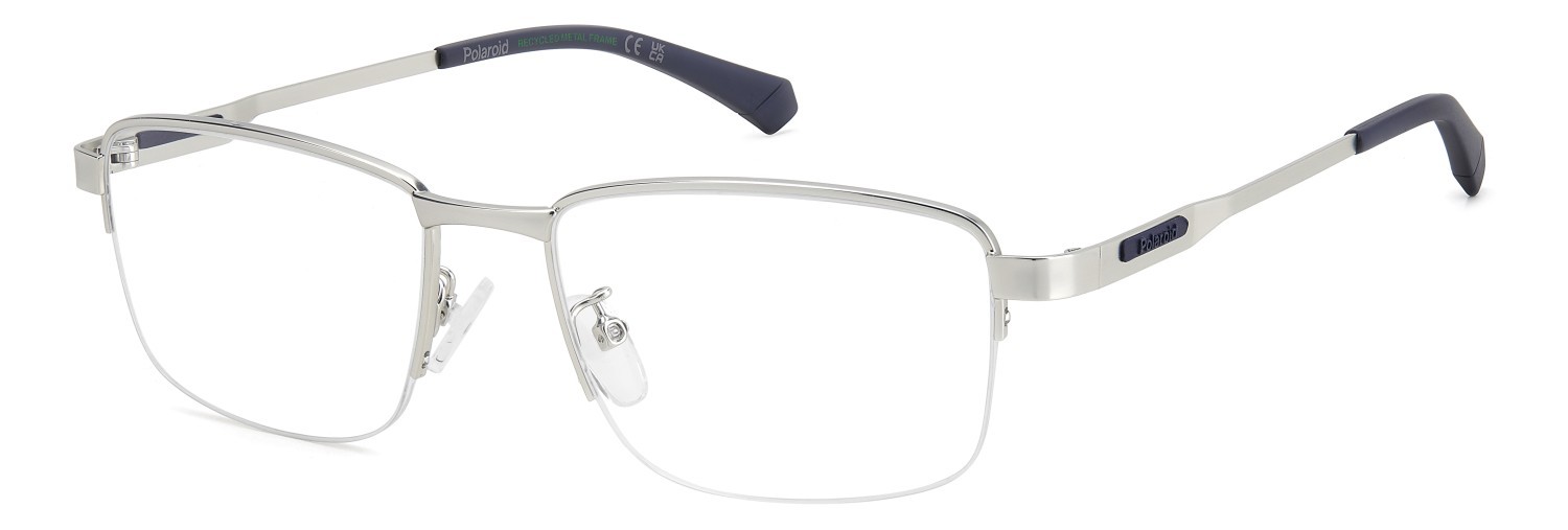 Eyeglasses Polaroid Pld D571/G 109346 CTL color matte palladium shape rectangle 