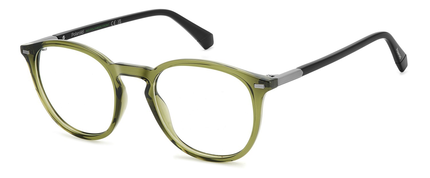 Eyeglasses Polaroid Pld D562 109347 4C3 color olive shape rectangle 
