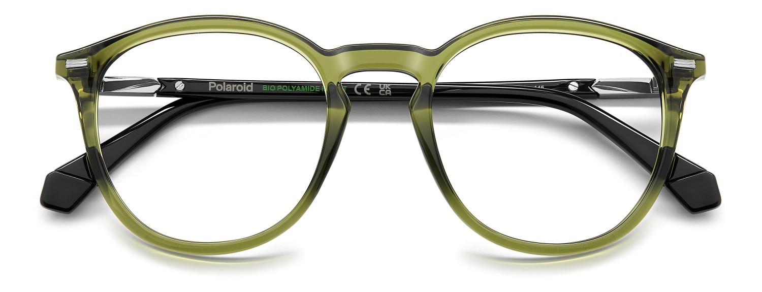 Eyeglasses Polaroid Pld D562 109347 4C3 color olive shape rectangle 