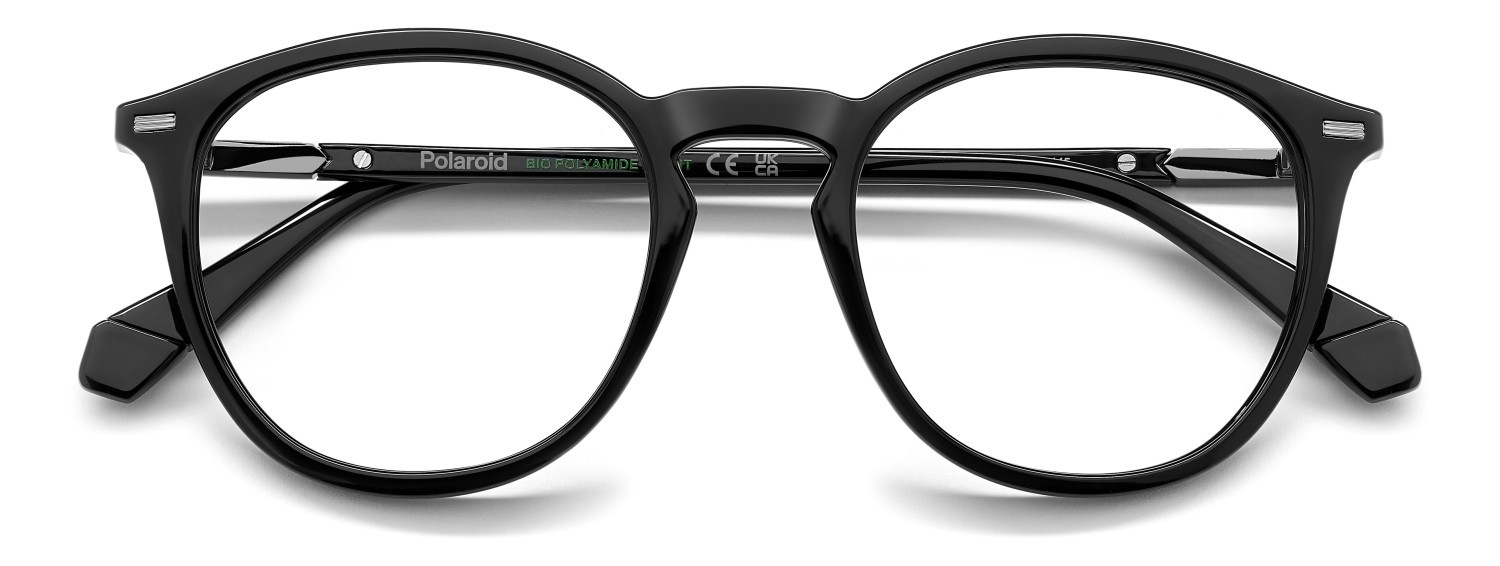 Eyeglasses Polaroid Pld D562 109347 807 color black shape rectangle 