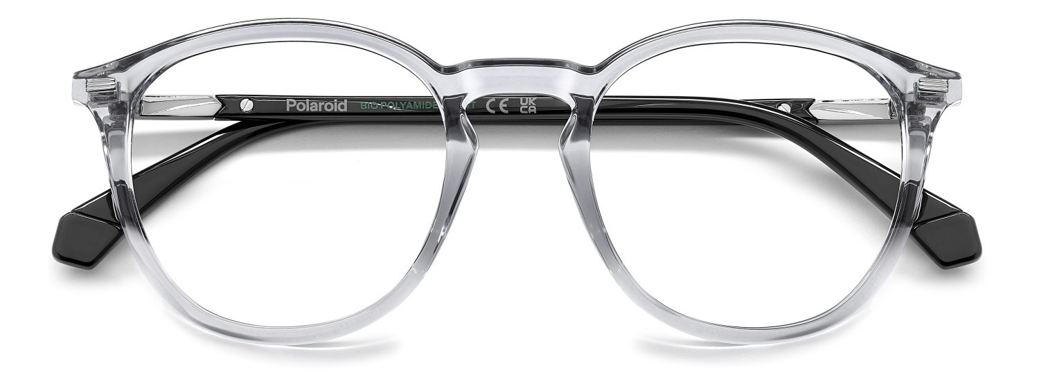 Eyeglasses Polaroid Pld D562 109347 KB7 color grey shape rectangle 