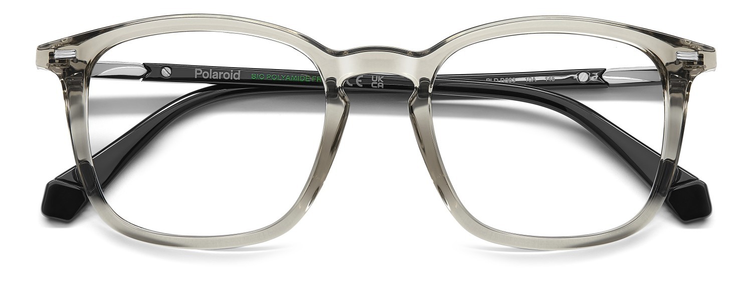 Eyeglasses Polaroid Pld D563 109348 10A color beige shape rectangle 