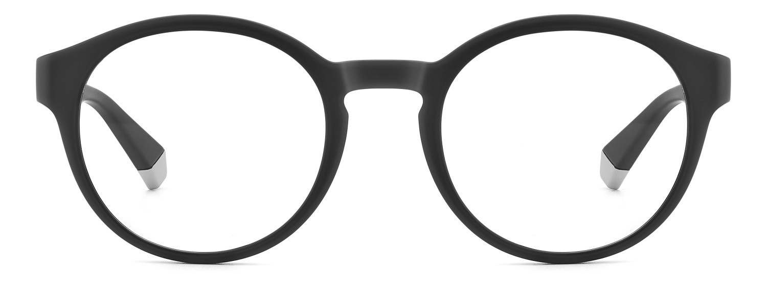 Eyeglasses Polaroid Pld D568 109349 O6W color matte black grey shape pantos 
