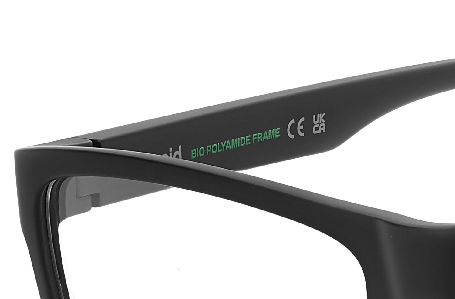 Eyeglasses Polaroid Pld D569 109350 O6W color matte black grey shape rectangle 