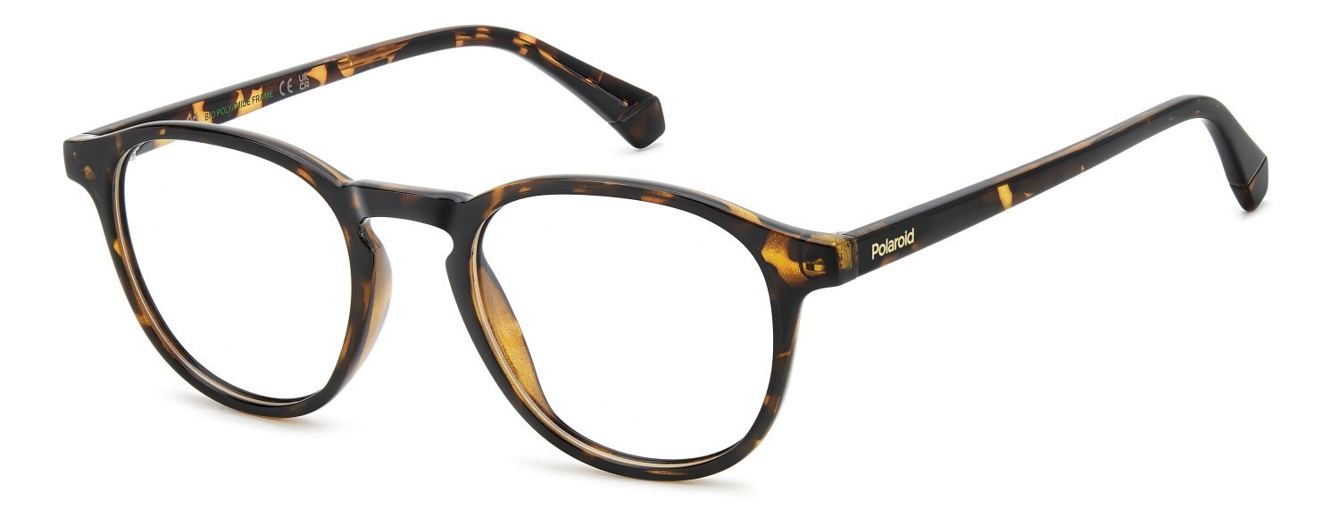 Eyeglasses Polaroid Pld D561 109352 086 color havana shape rectangle 