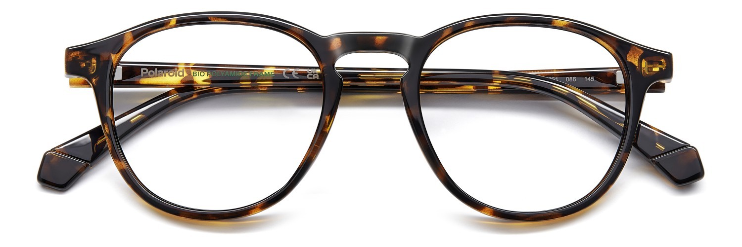 Eyeglasses Polaroid Pld D561 109352 086 color havana shape rectangle 