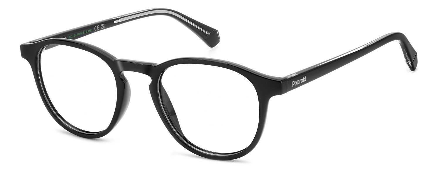Eyeglasses Polaroid Pld D561 109352 807 color black shape rectangle 