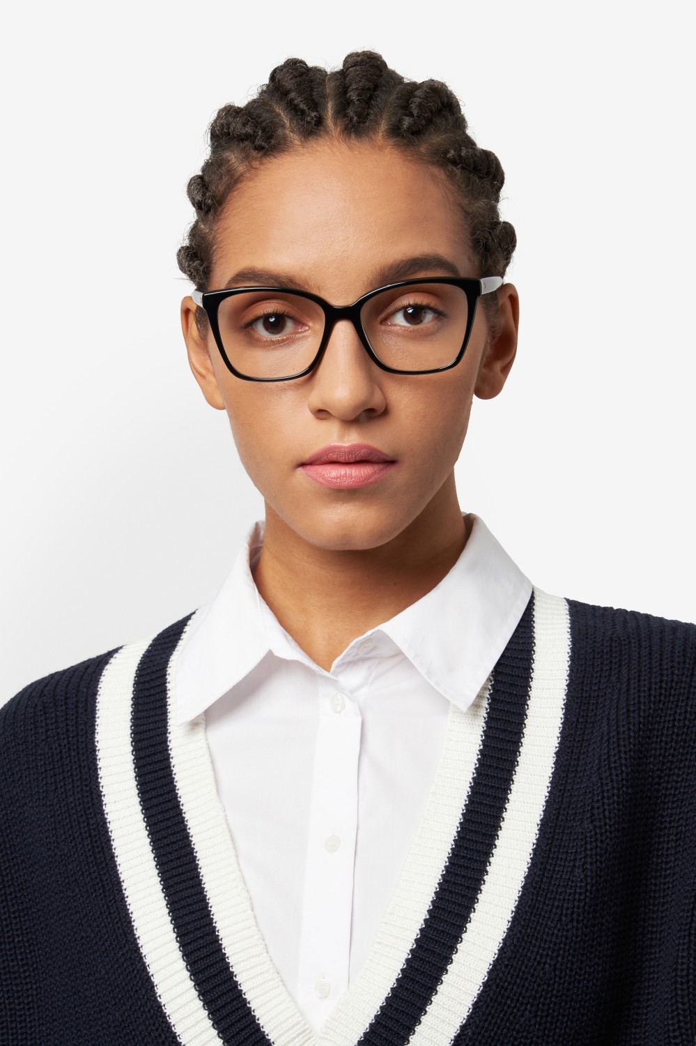 Occhiali da vista Tommy Hilfiger Th 2227 109355 807 colore black forma rettangolare 