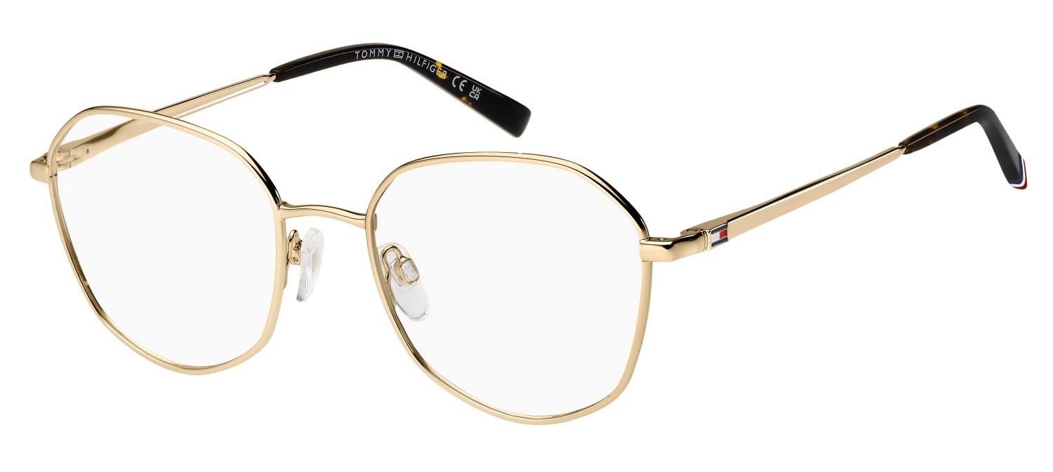 Eyeglasses Tommy Hilfiger Th 2221 109359 000 color rose gold shape round 