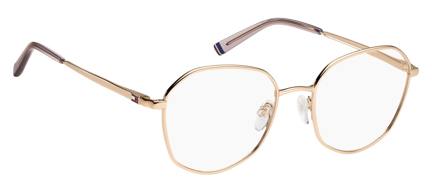 Occhiali da vista Tommy Hilfiger Th 2221 109359 DDB colore gold copper forma rotondo 