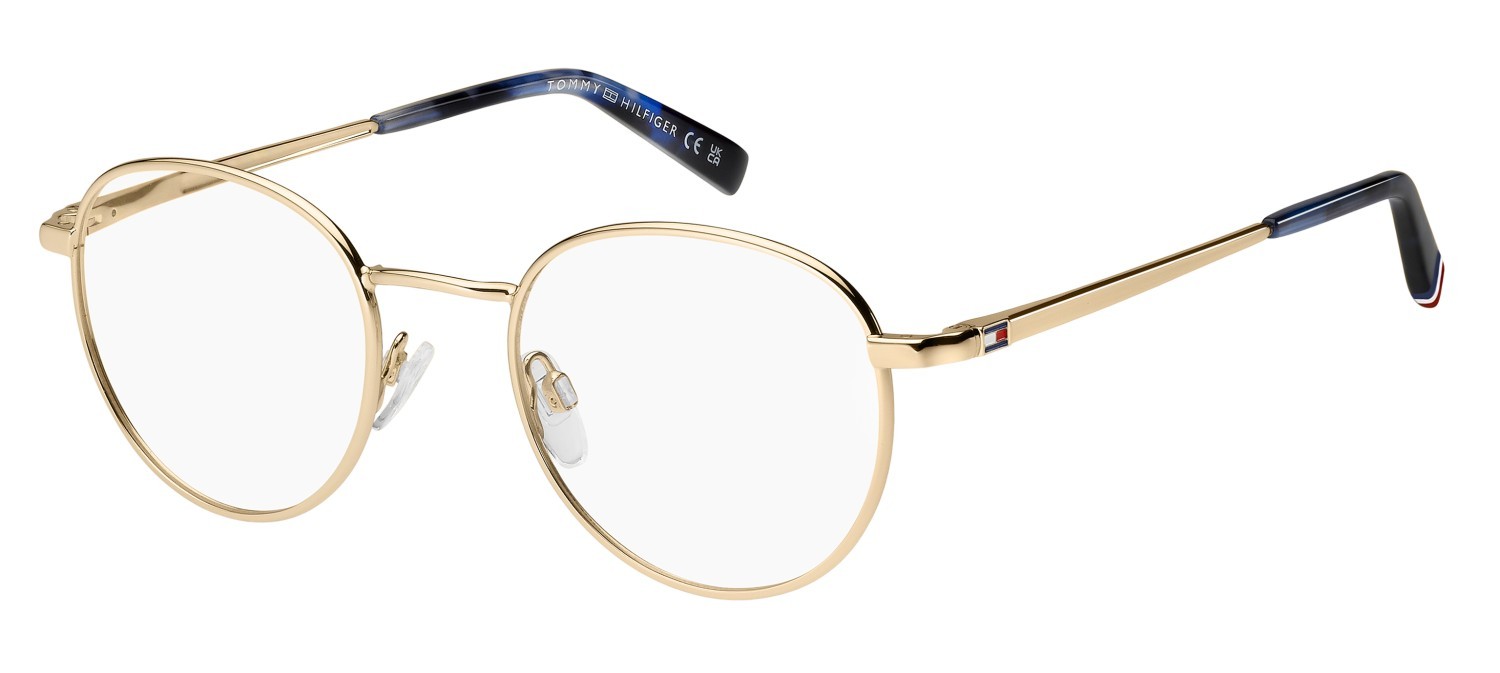 Occhiali da vista Tommy Hilfiger Th 2222 109360 000 colore rose gold forma pantos 