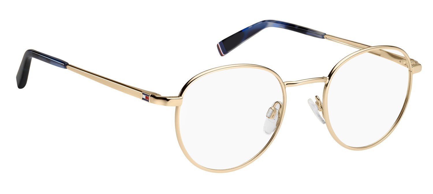Occhiali da vista Tommy Hilfiger Th 2222 109360 000 colore rose gold forma pantos 