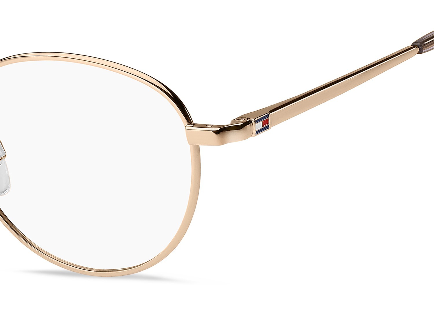 Occhiali da vista Tommy Hilfiger Th 2222 109360 DDB colore gold copper forma pantos 