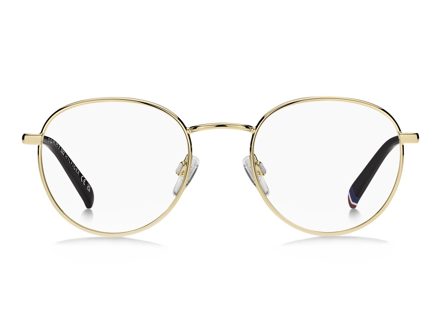 Occhiali da vista Tommy Hilfiger Th 2222 109360 J5G colore gold forma pantos 