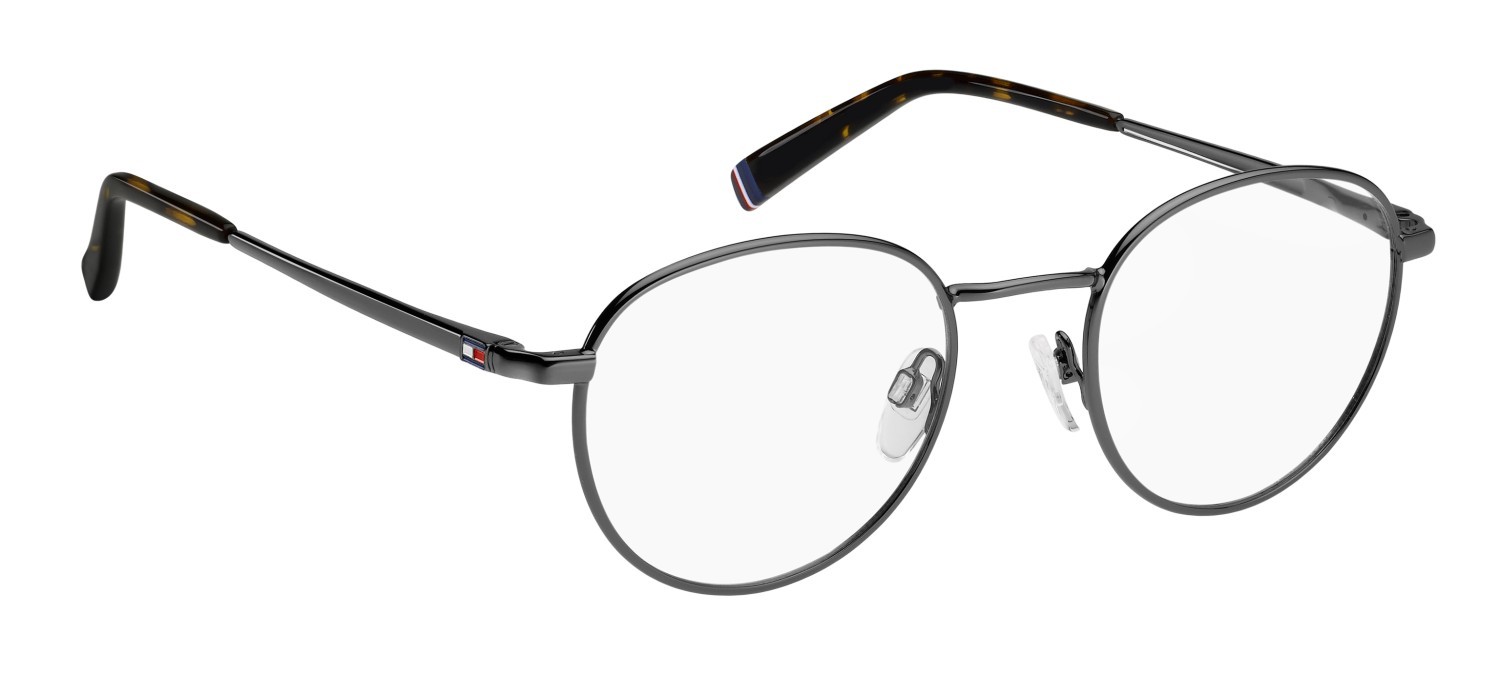 Eyeglasses Tommy Hilfiger Th 2222 109360 KJ1 color dark ruthenium shape pantos 