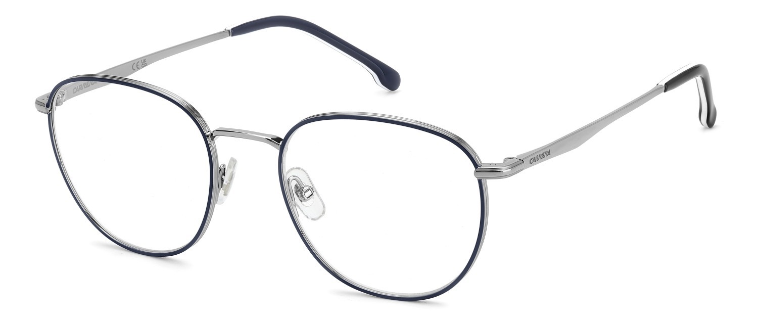 Brillen Carrera 354 109367 V84 farbe ruthenium blue form pantos 