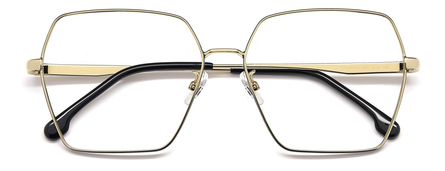 Brillen Carrera 3061 109369 OGA farbe gold teal form quadratisch 