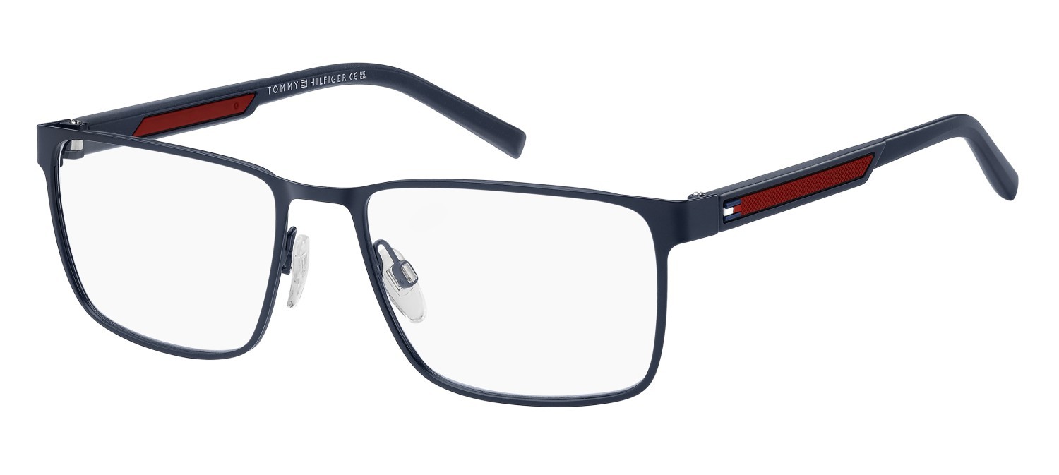 Occhiali da vista Tommy Hilfiger Th 2204 109371 8RU colore blue red forma rettangolare 