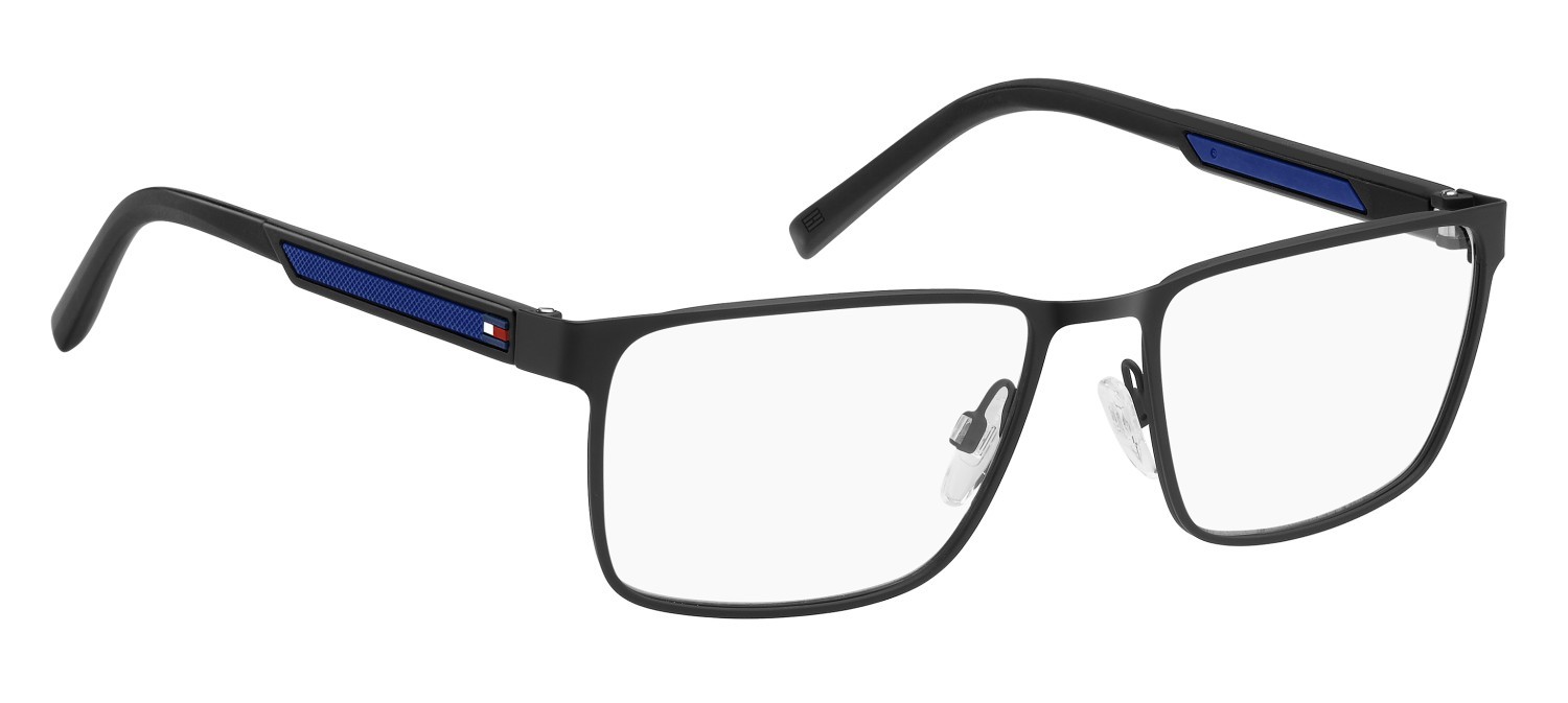 Occhiali da vista Tommy Hilfiger Th 2204 109371 D51 colore black blue forma rettangolare 