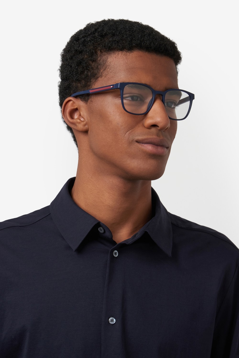 Eyeglasses Tommy Hilfiger Th 2205 109372 8RU color blue red shape rectangle 