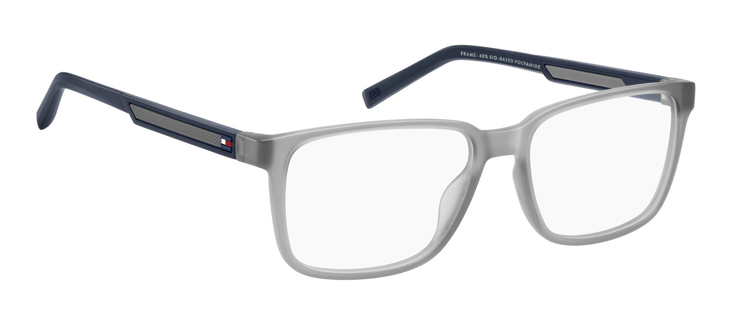 Eyeglasses Tommy Hilfiger Th 2206 109373 09V color grey blue shape rectangle 