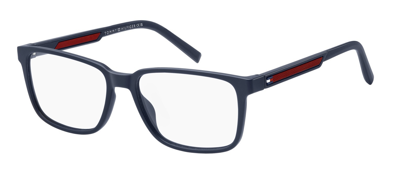 Occhiali da vista Tommy Hilfiger Th 2206 109373 8RU colore blue red forma rettangolare 