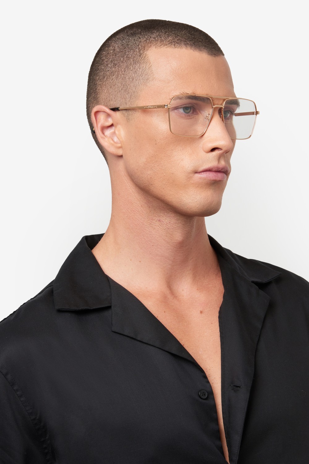 Occhiali da vista Dsquared2 D2 0157 109378 000 colore rose gold forma rettangolare 