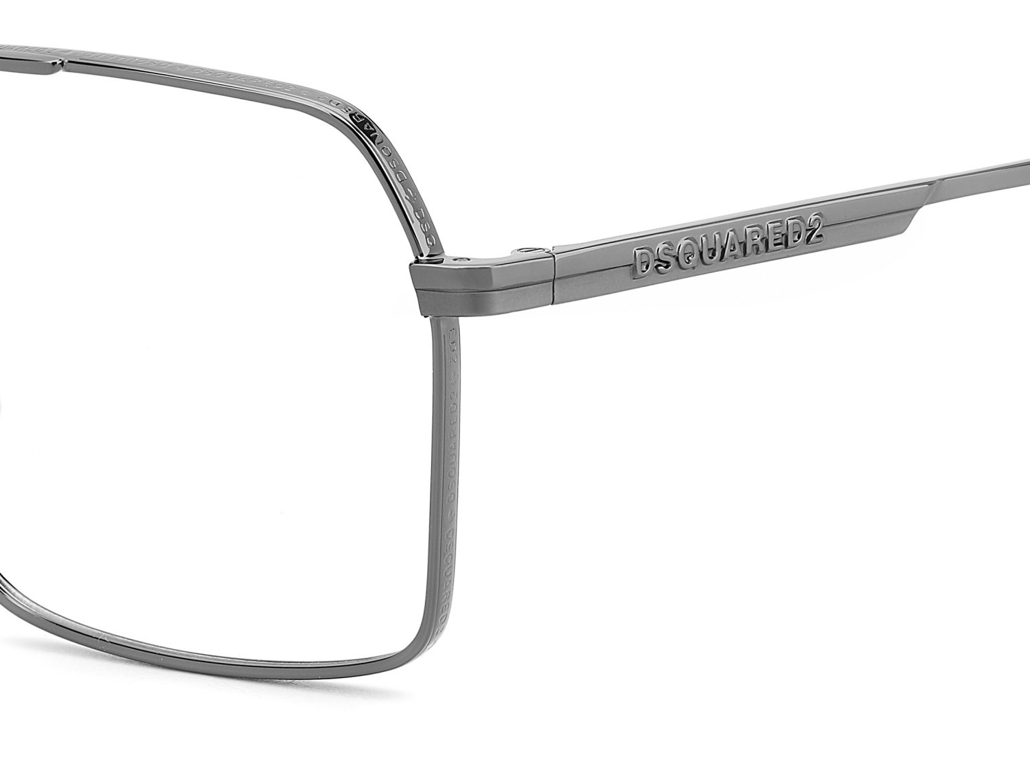 Eyeglasses Dsquared2 D2 0157 109378 KJ1 color dark ruthenium shape rectangle 