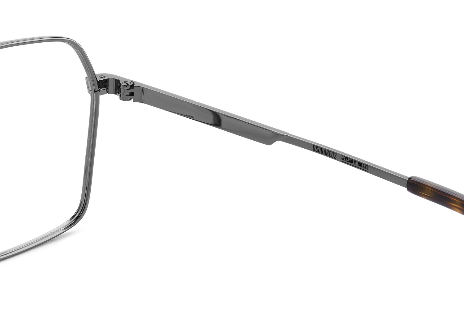 Eyeglasses Dsquared2 D2 0157 109378 KJ1 color dark ruthenium shape rectangle 