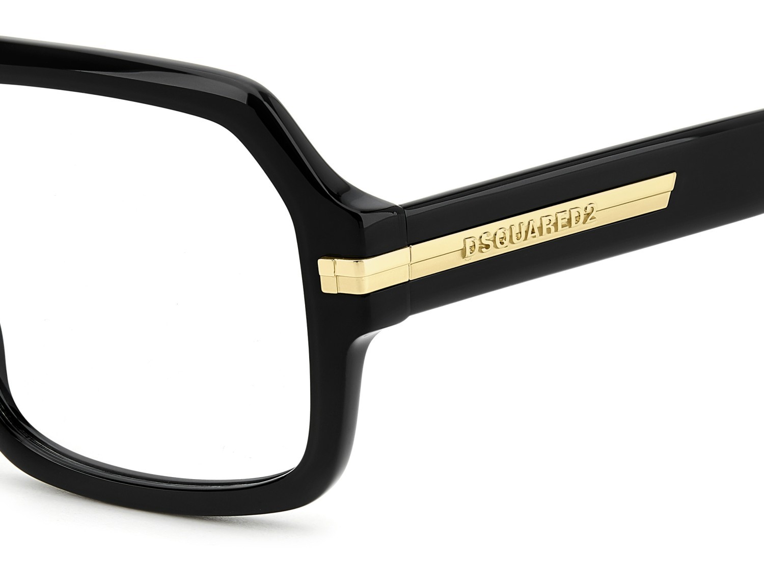 Occhiali da vista Dsquared2 D2 0162 109380 807 colore black forma quadrato 
