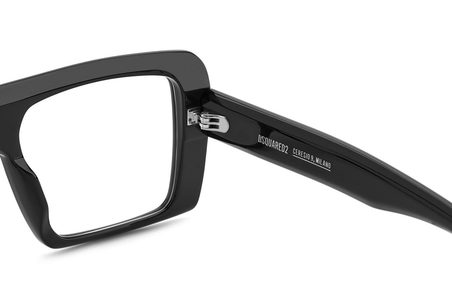 Occhiali da vista Dsquared2 D2 0166 109382 284 colore black ruthenium forma rettangolare 