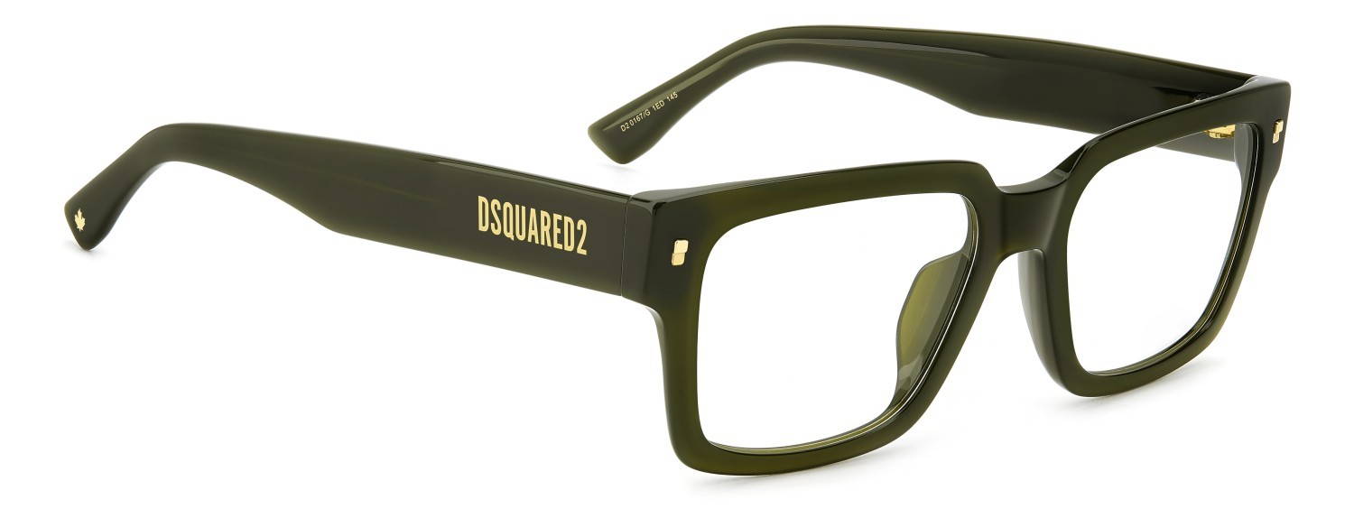 Eyeglasses Dsquared2 D2 0167/G 109383 1ED color green shape rectangle 